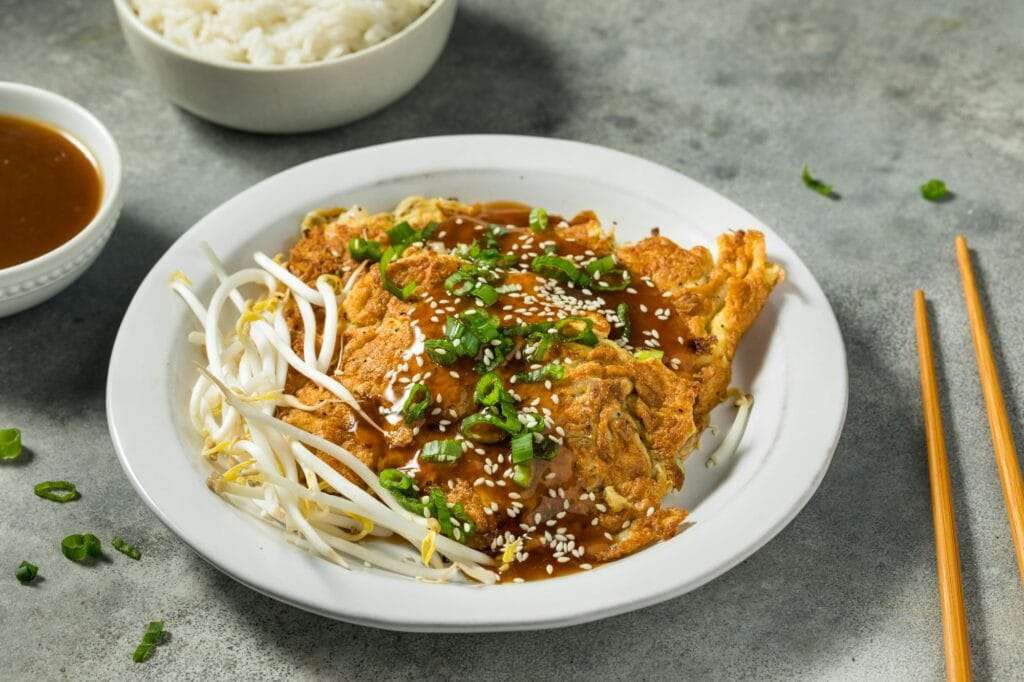 Fried Chinese Egg Foo Young